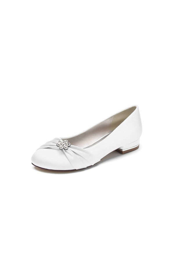 Royal Blue Flats with Rhinestone embellished - KissProm