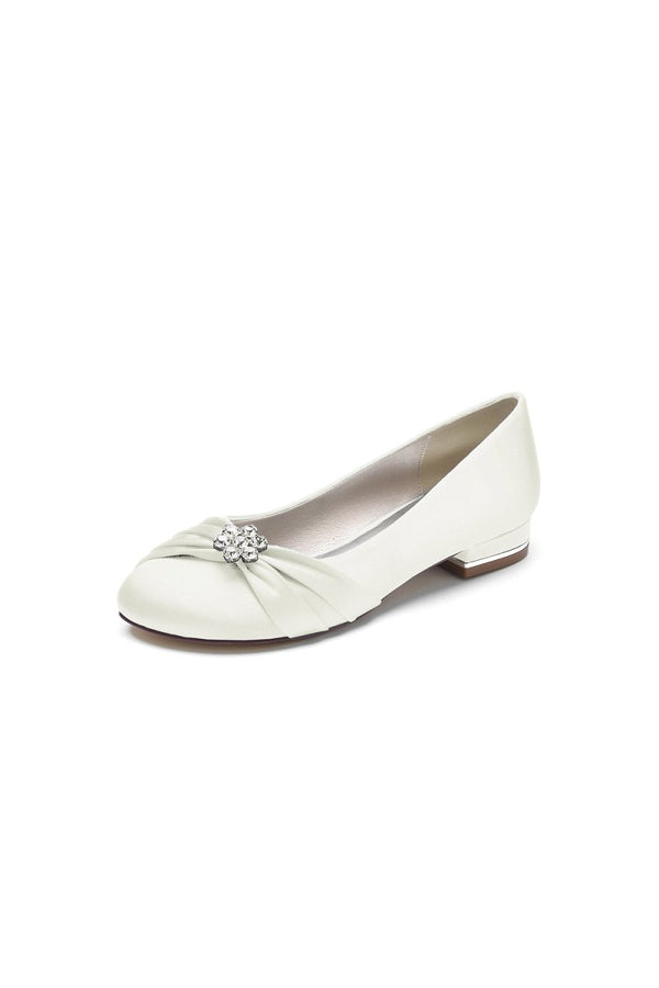 Royal Blue Flats with Rhinestone embellished - KissProm