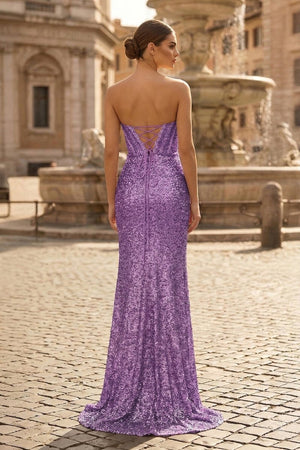 Sweetheart Sequins Mermaid Prom Dress With Beading - KissProm