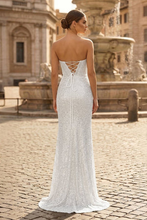 Sweetheart Sequins Mermaid Prom Dress With Beading - KissProm
