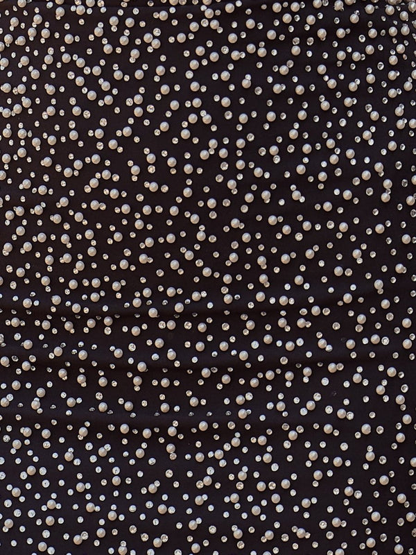 Novalee | Black - Bodycon Strapless Short Homecoming Dresses With Beadings