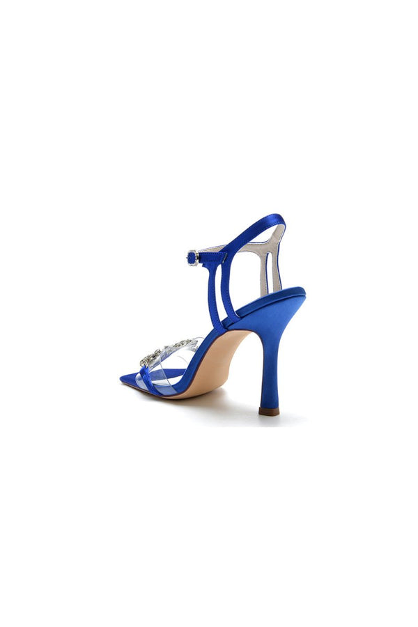 Open Toe Sandals with Rhinestone - KissProm
