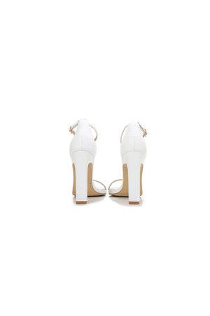 Outdoor Peep Toe Stiletto Heel Shoes With Buckle - KissProm