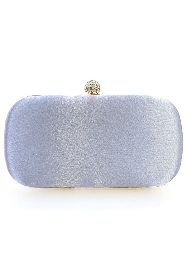 Pearl Rhinestone Beaded Square Handbag - KissProm