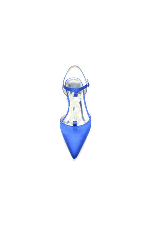 Pearl Strap Pointed Toe Flats - KissProm