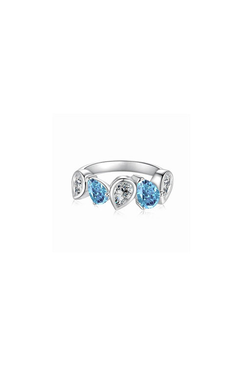 Petite Pear Half Band Ring - KissProm