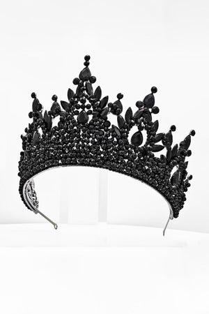 Pink Rhinestone Queen Tiara - KissProm