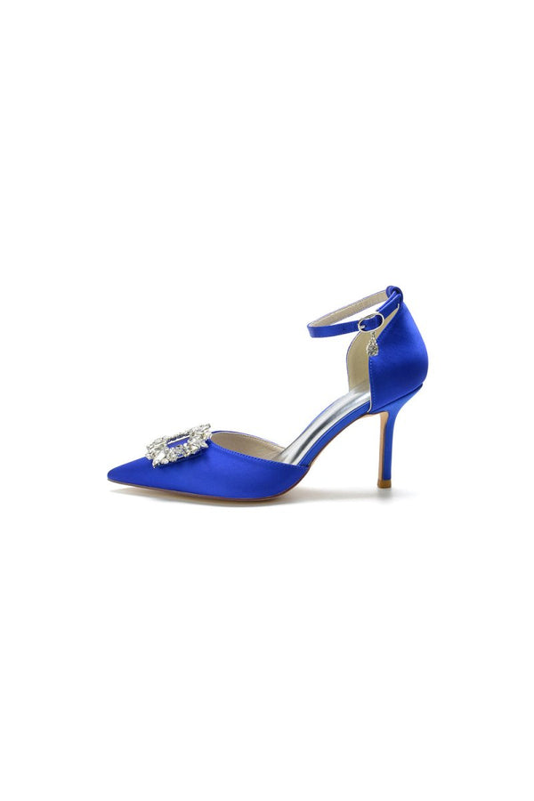 Pointed Toe Rhinestone Party Shoes - KissProm