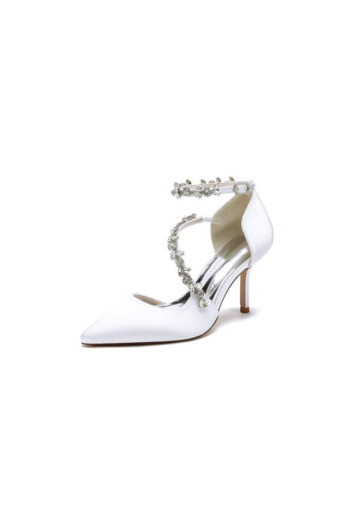 Pointed Toe Slingback Strap High Heel - KissProm