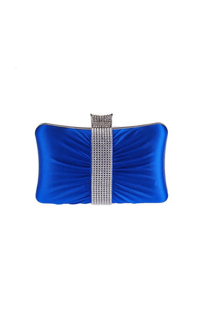 Portable Black Rhinestones Clutch Bag - KissProm