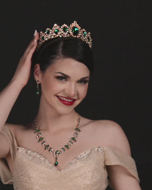 Emerald Tiara in Gold