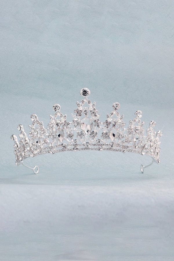 Women’s Gold Princess Rhinestone Crowns - KissProm