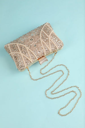 Reto Pearl Embroidery Handbag - KissProm