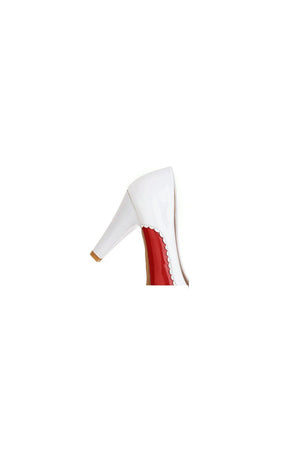 Retro Bowknot High Heels Shoes - KissProm