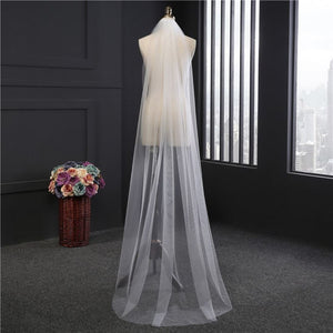 Elegant One - Layer Veil with Comb - KissProm