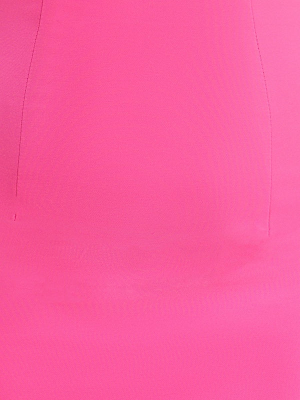 Riley | Fuchsia Strapless Fitted Short Homecoming Dress with Crystals
