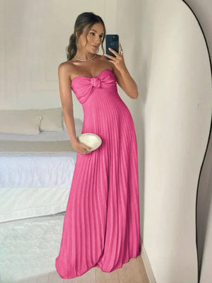 A Line Light Pink Sweetheart Chiffon Long Prom Dress – Prom Dresses by KissProm | Available at KissProm