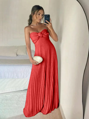 A Line Light Pink Sweetheart Chiffon Long Prom Dress – Prom Dresses by KissProm | Available at KissProm