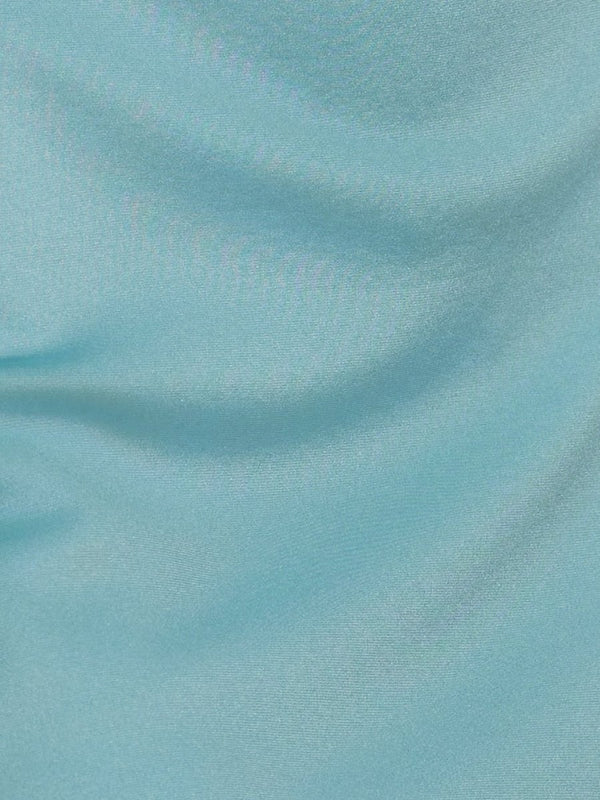Ryna | Turquoise - Bodycon Off the Shoulder Satin Short Homecoming Dresses