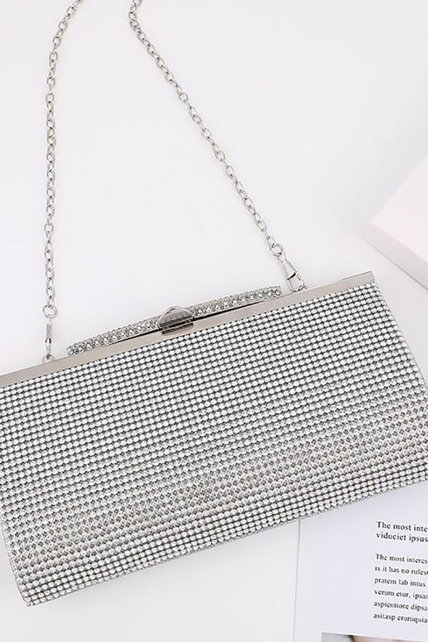 Sequins Chain Square Party Handbag - KissProm