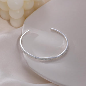 Silver Wave Adjustable Open Bracelets - KissProm