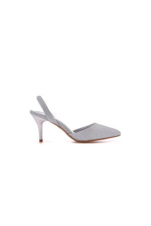 Simple Elegant Pointed Toe Stiletto Slingback High Heels - KissProm