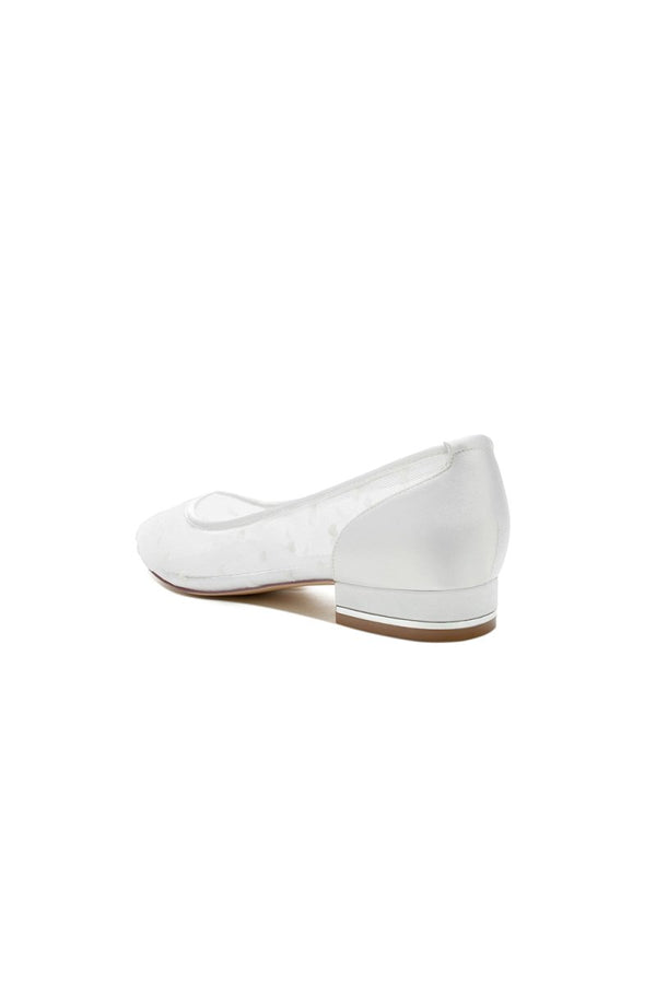 Simple Pointed Toe Mesh Slip - on Low Heels - KissProm
