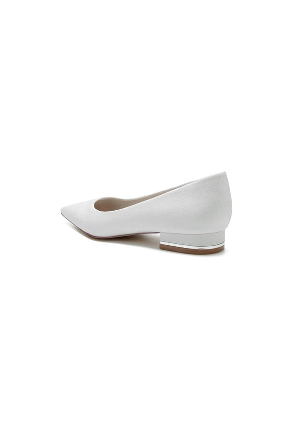 Simple Sequin Pointed Toe Flats - KissProm