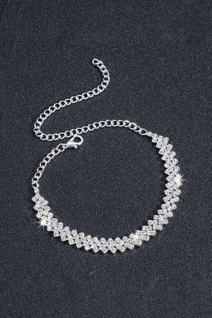 Simple Shining Crystal Tennis Bracelet - KissProm
