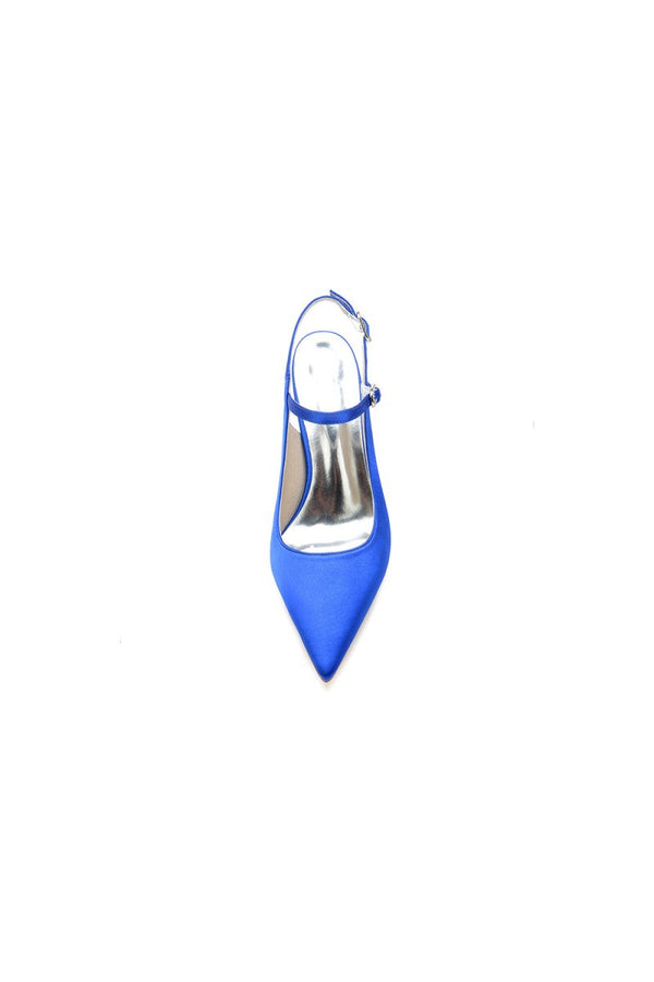 Simple Slingback Pointed Toe High Heels - KissProm
