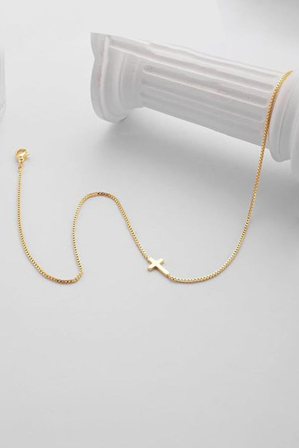 Small Cross Pendant Necklace