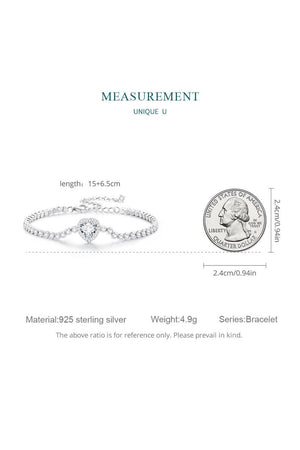Sparkling Heart Bracelet - KissProm
