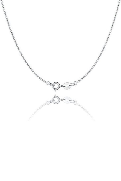 Spring Clasp Oval Plate Necklace - KissProm