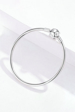 Star Bangle Bracelet In Sterling Silver - KissProm