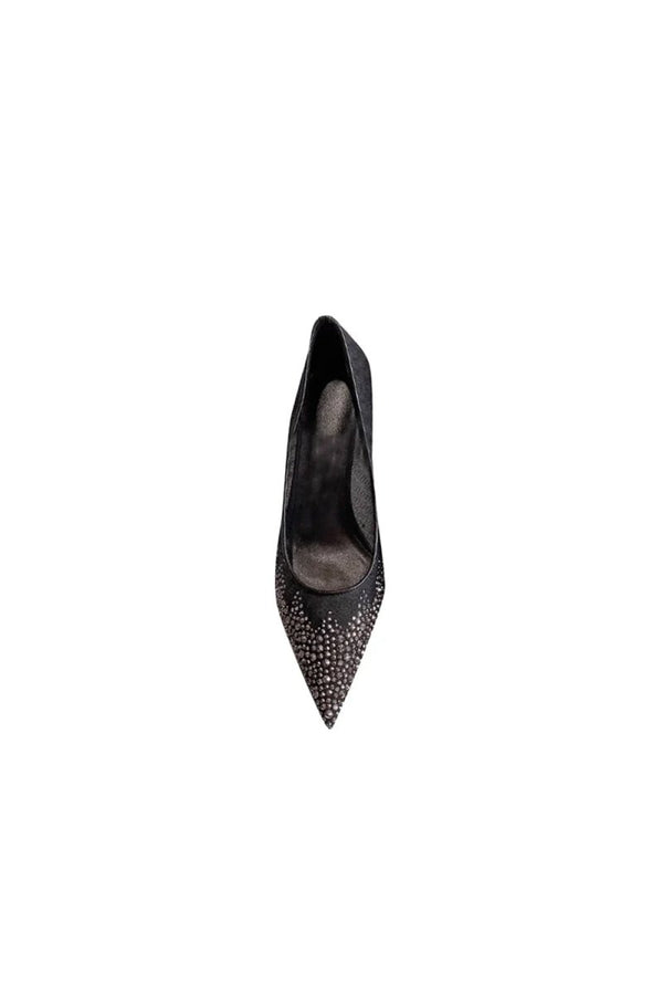 Stiletto Heel Rhinestones High Heel Pumps - KissProm
