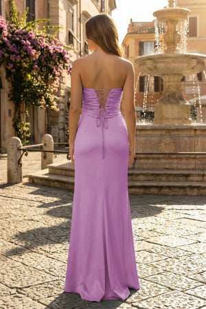 Sweetheart Aqua Blue Sheath Long Prom Dresses – Prom Dresses by KissProm | Available at KissProm