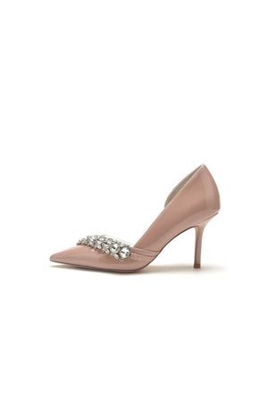 Wedding High Heels with Rhinestone - KissProm