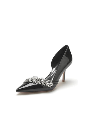 Wedding High Heels with Rhinestone - KissProm