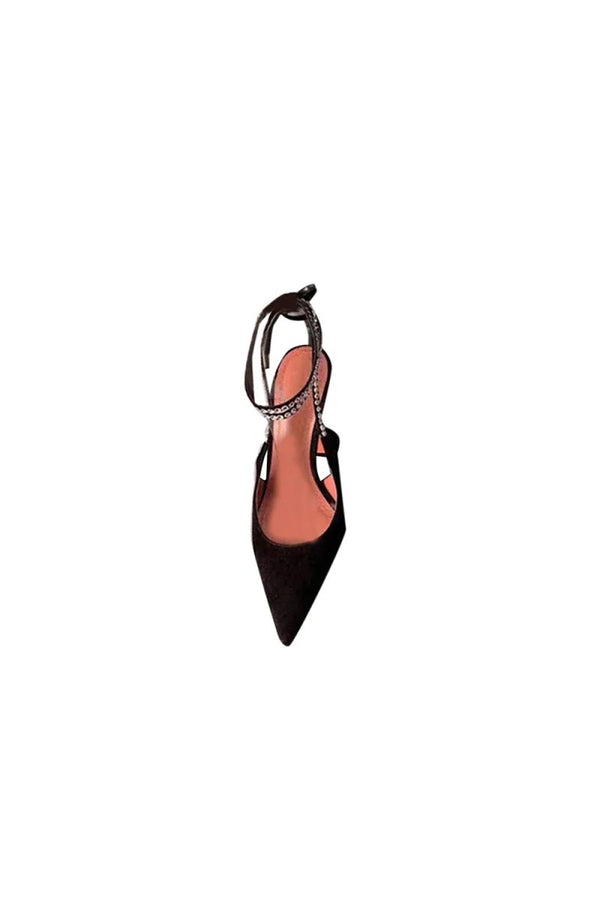 White Lace Up High Heel Sandals - KissProm