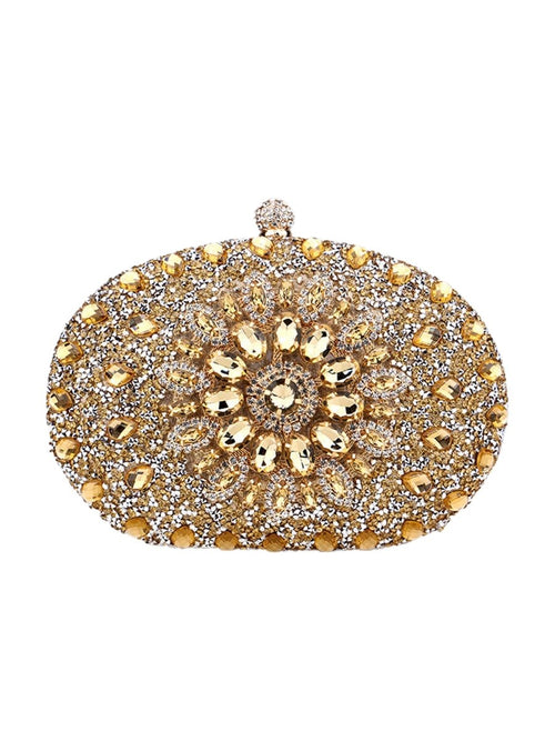 Women’s All Over Crystals Sparkly Evening Clutch Bags - KissProm
