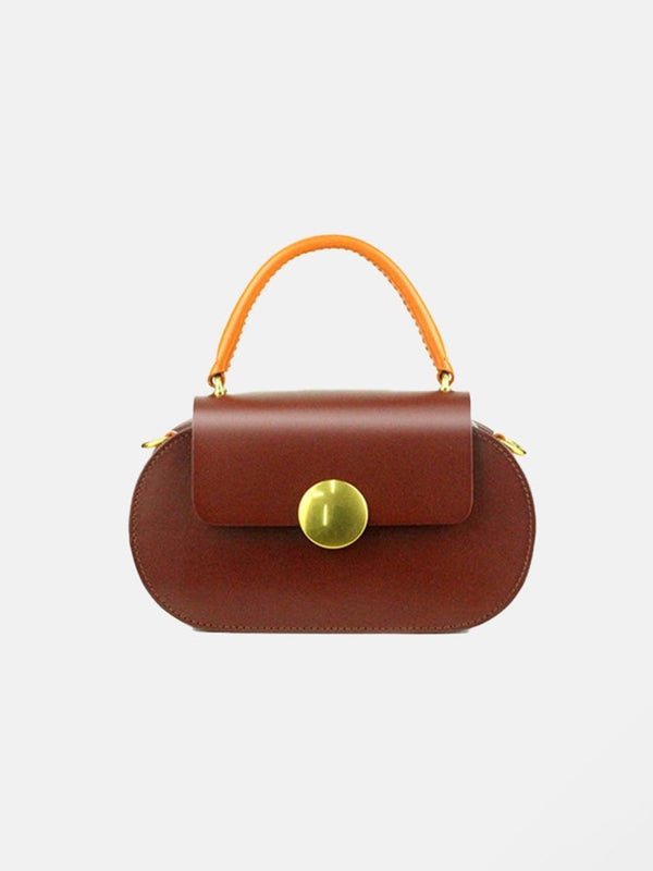 Women’s Mini Flap Genuine Leather Clutch Bags with Crossbody Strap - KissProm