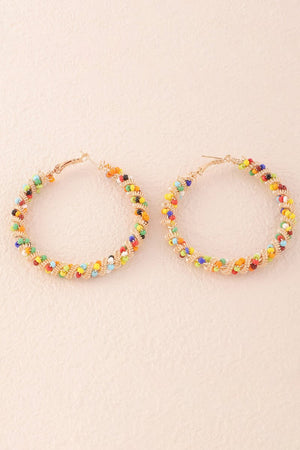 Colorful Loop Boho Style Earrings - KissProm