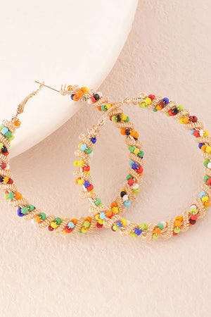 Colorful Loop Boho Style Earrings - KissProm