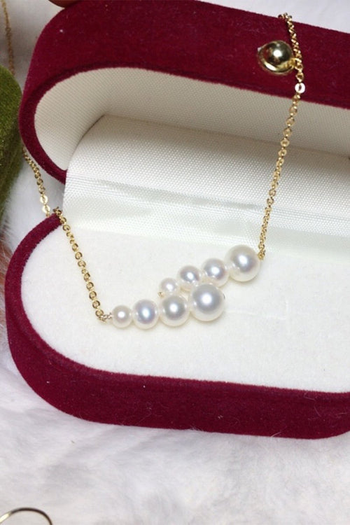 Pearl White Necklace - KissProm